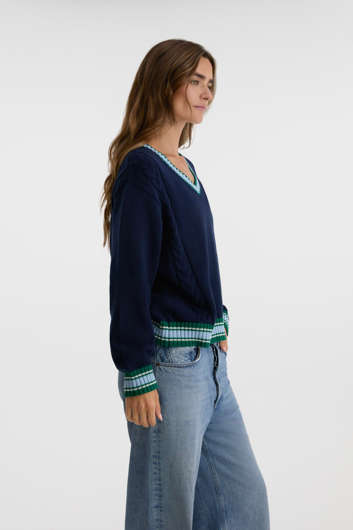 Bar Dog V-Neck Sweater-6