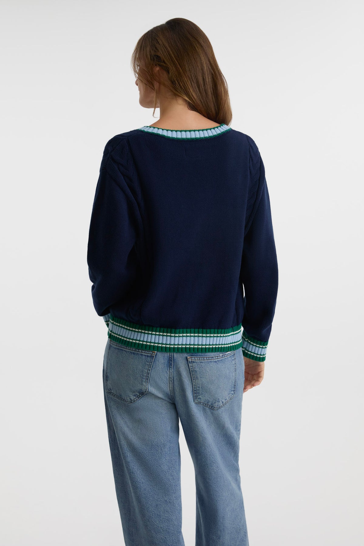 Bar Dog V-Neck Sweater-8