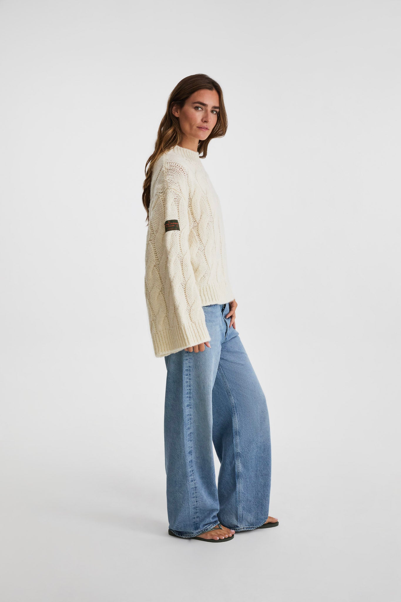 Coastal Cable Knit Sweater-6